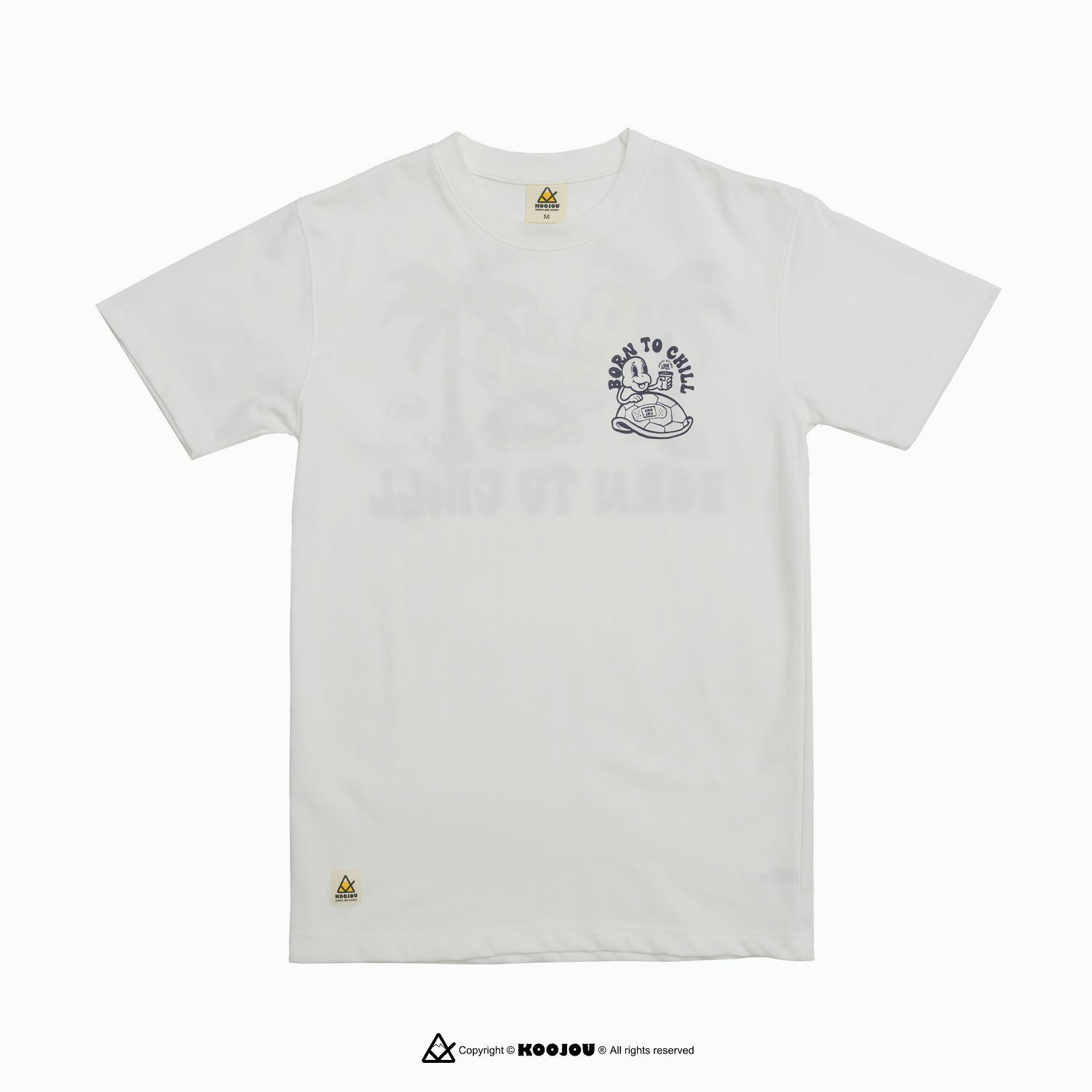 KID ® 早安系列 Chill海龜短T 白