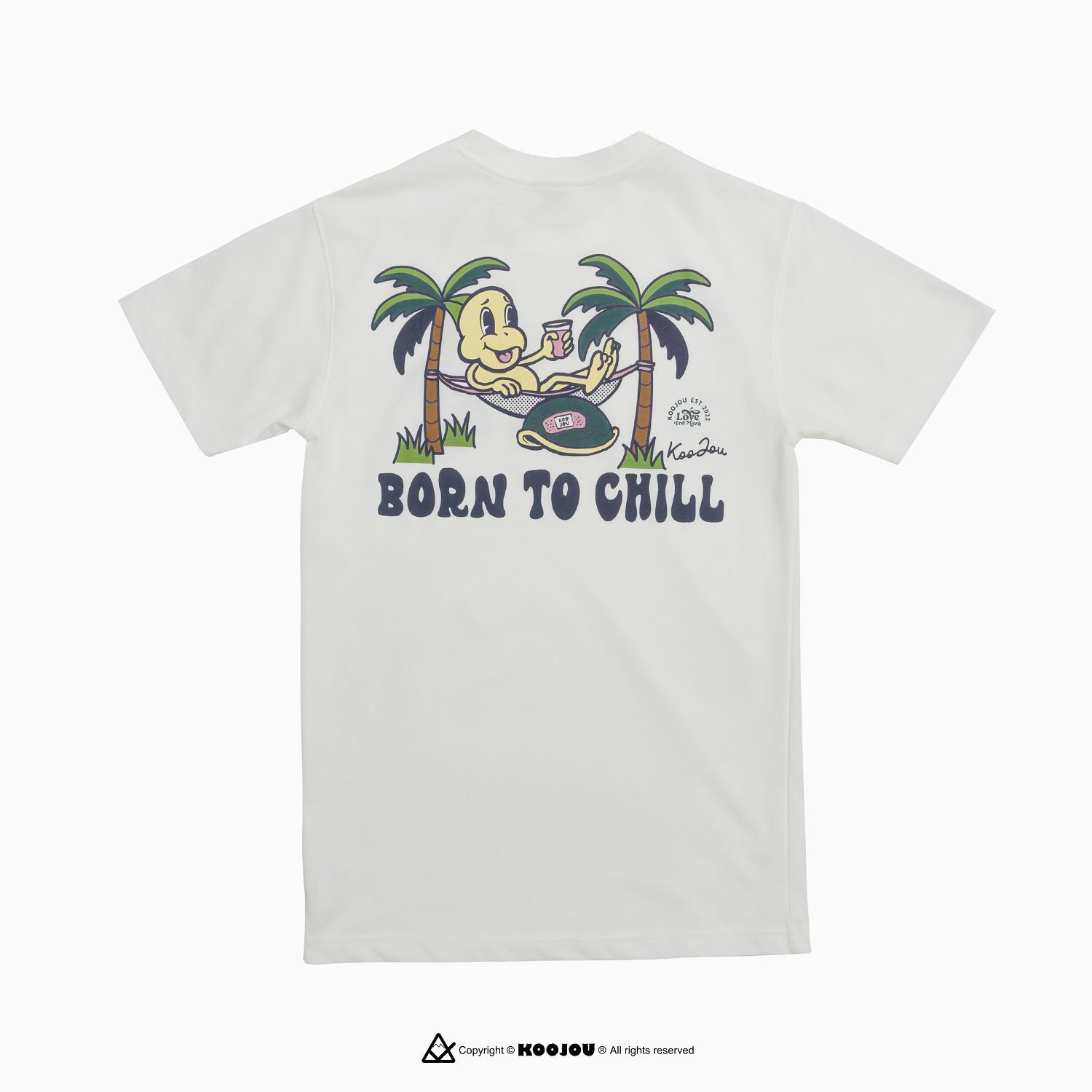 KID ® 早安系列 Chill海龜短T 白