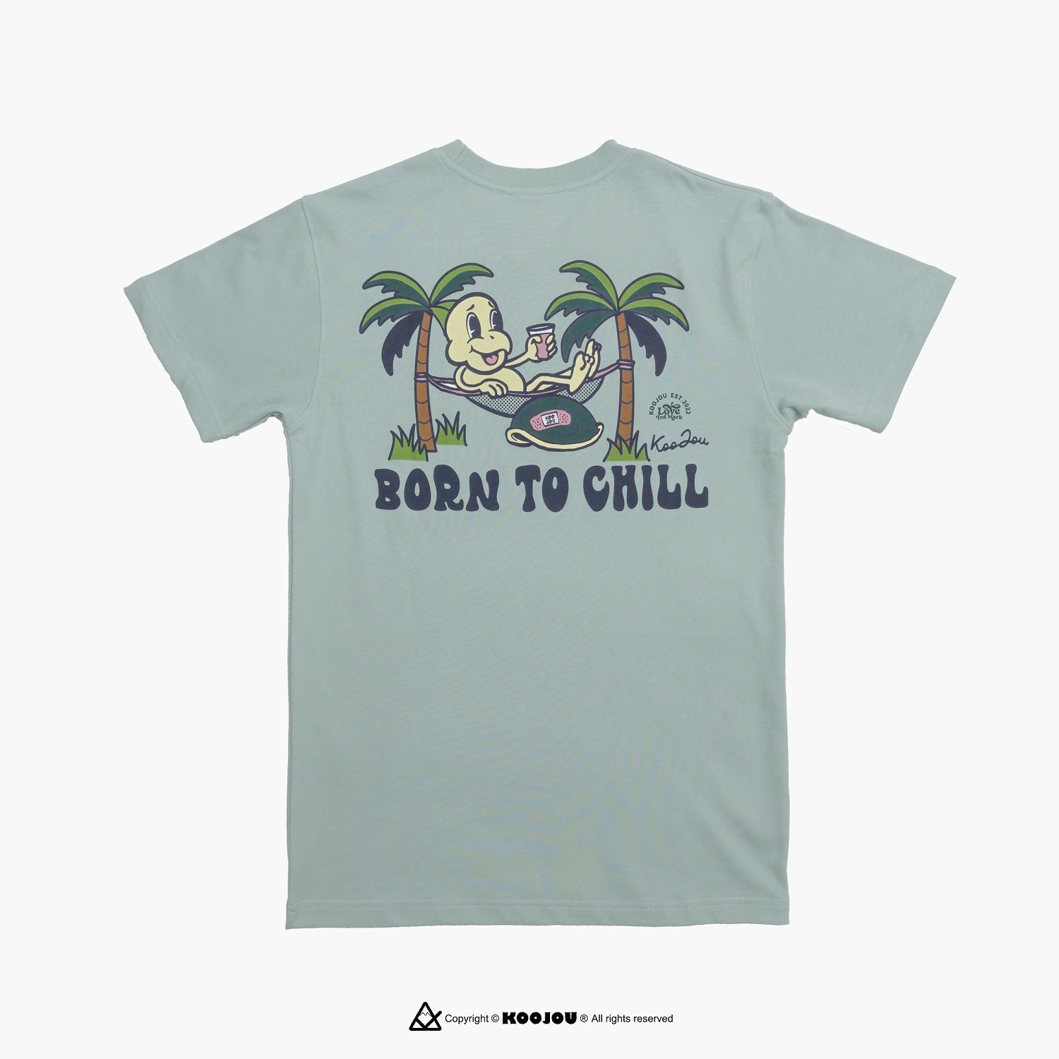 KID ® 早安系列 Chill海龜短T 綠