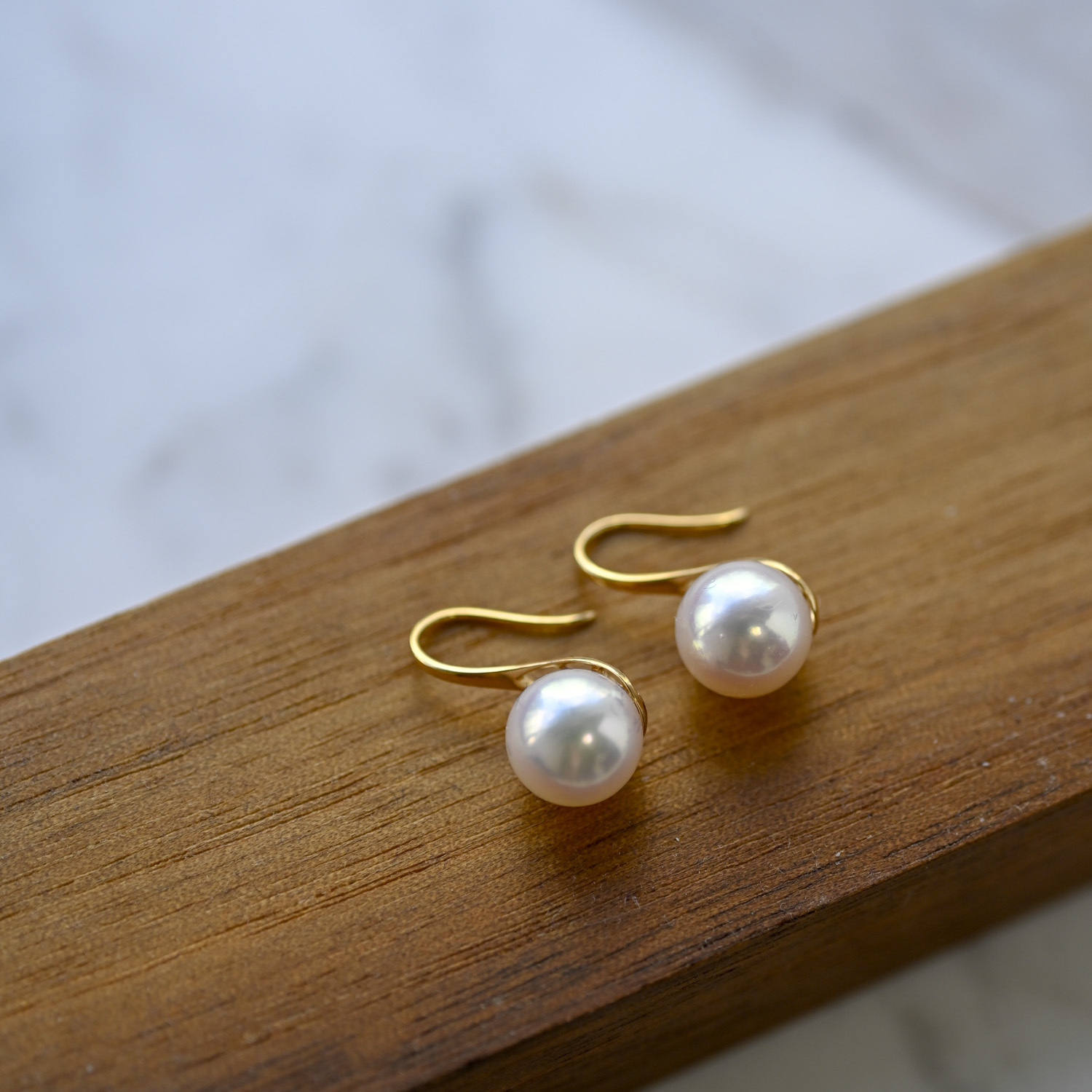 18K High Heel akoya pearl earring