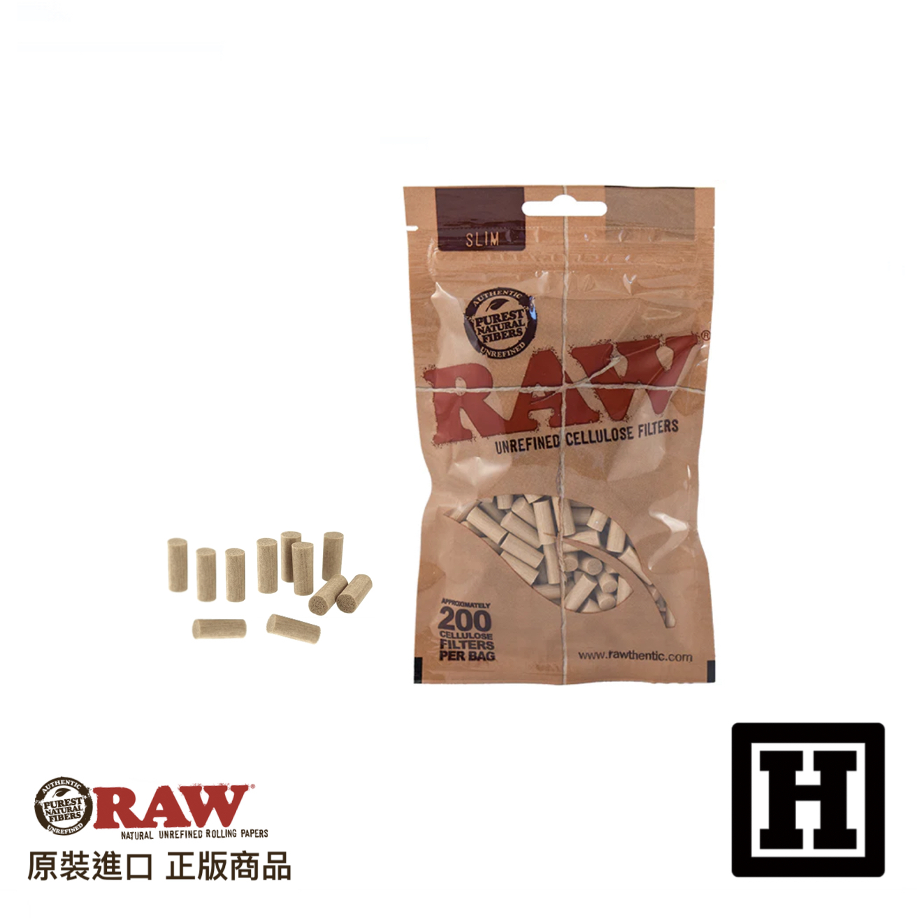 RAW Filter Slim 植物纖維濾嘴 6mm