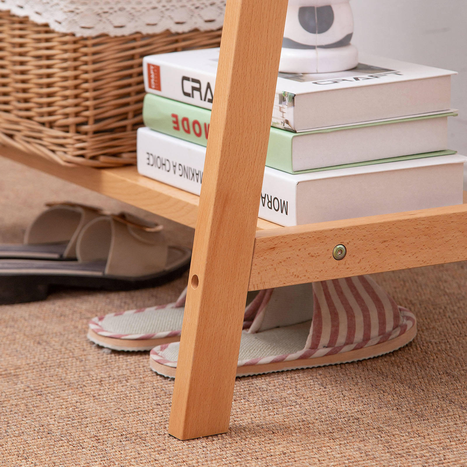 《2707》日式質感實木衣帽架