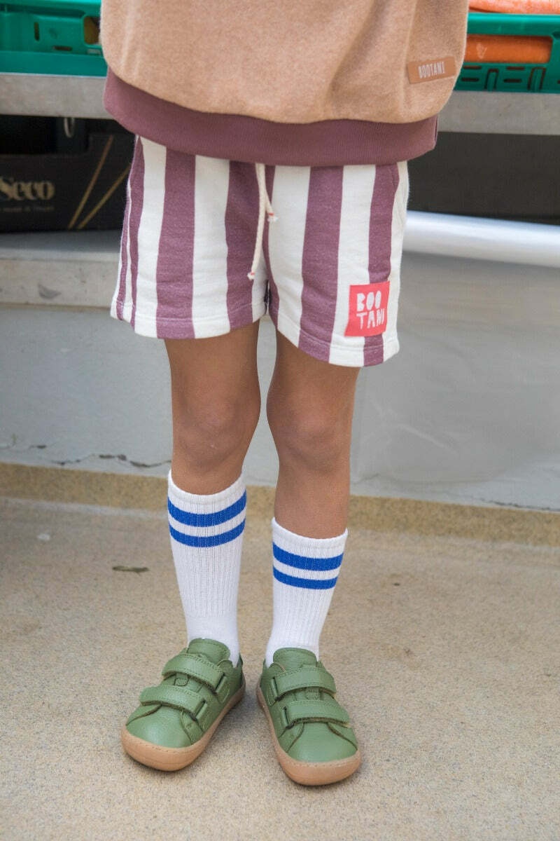 葡萄牙Bootani 有機棉條紋短褲 - Stripes