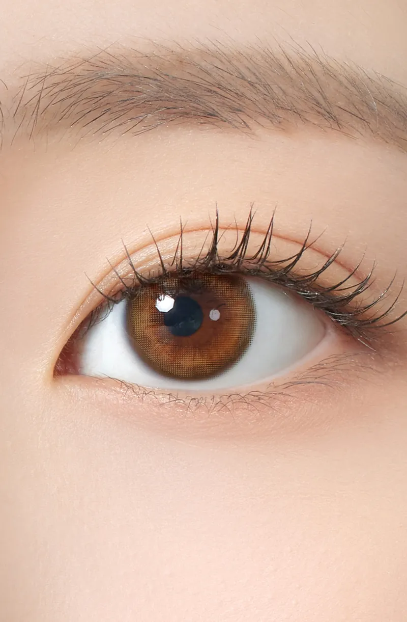 [月拋]  Hapa Kristin 1 Month Bitter Sweet Kristin Amber Brown 每月拋棄彩妝隱形眼鏡｜每盒2片