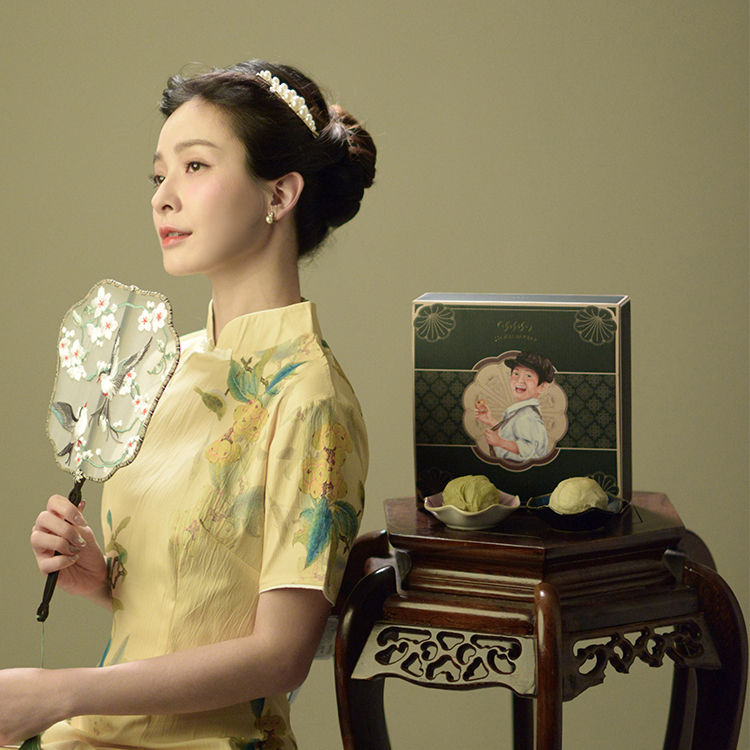 ★小男孩禮盒B★【伍仁酥5入+烏豆沙蛋黃酥3入+流心奶黃3入】