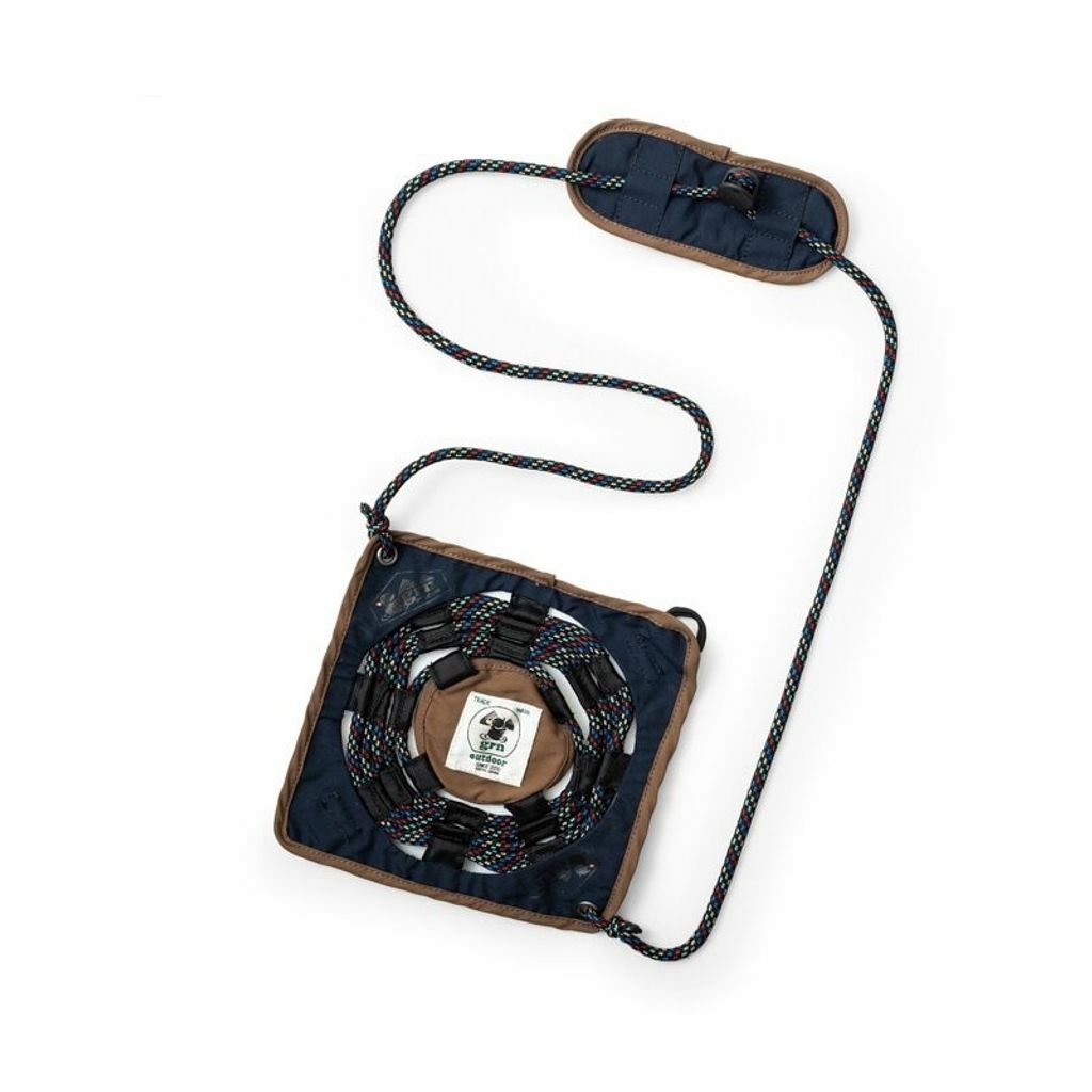 GRN outdoor SPIDER CATCH BAG 編織水壺袋