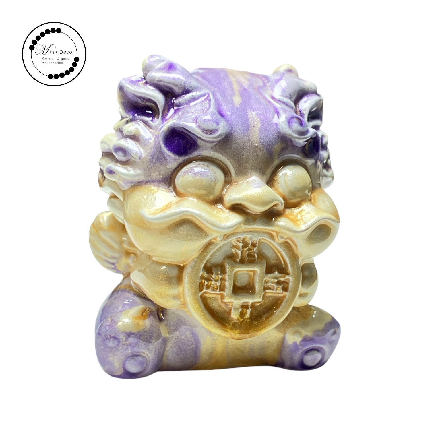 260211 - G70 大漆工藝咬金獸擺件（紫色）