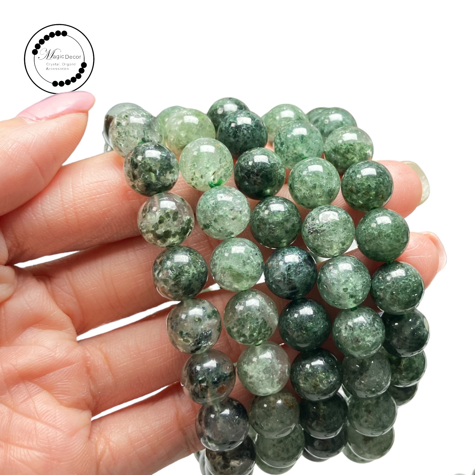 250703 - A72 9mm+綠雲母手串