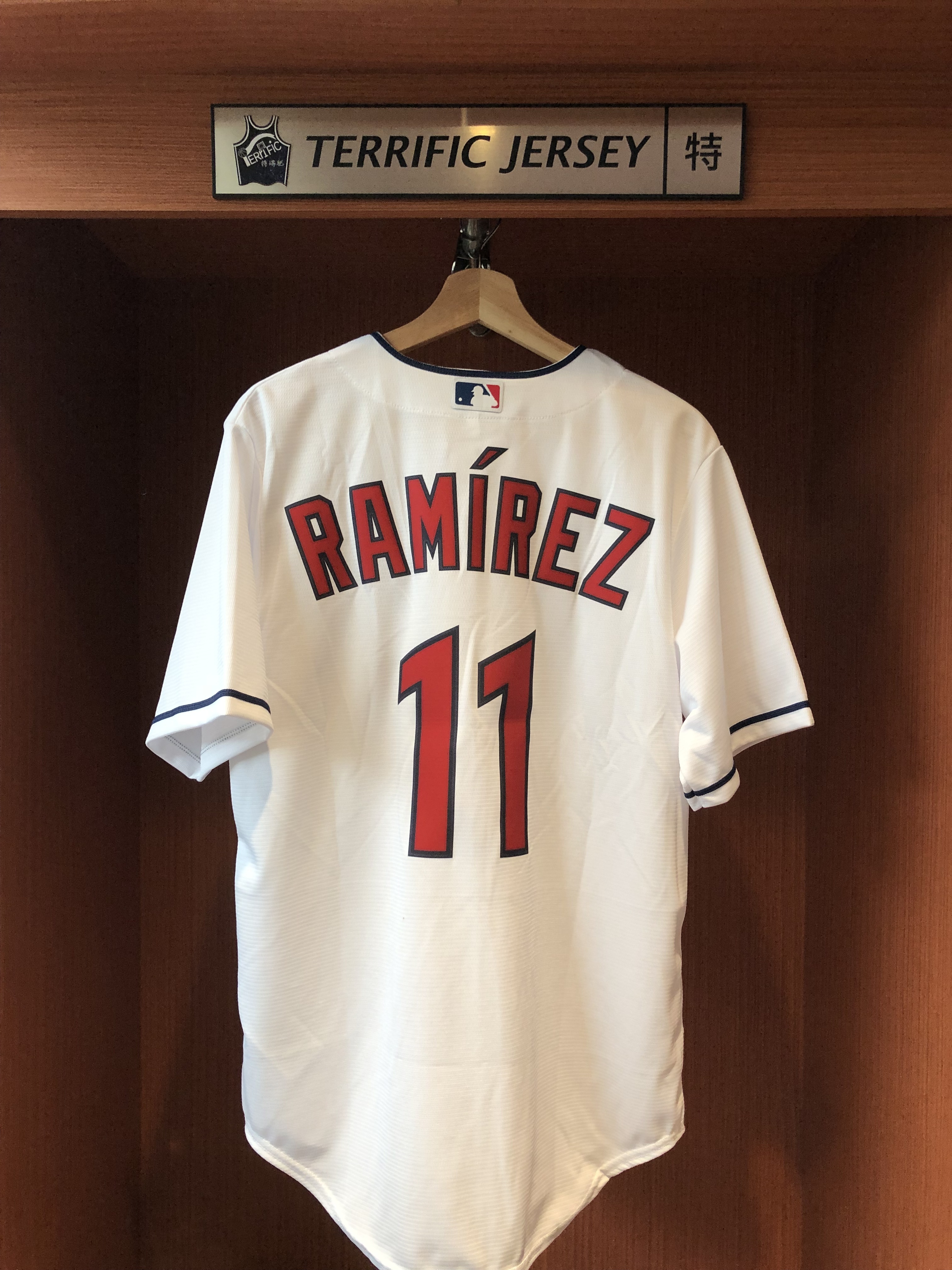 MLB球衣 Jose Ramirez 克里夫蘭守護者白 Nike Replica Player Name Jersey 球迷版 熱轉印 全新