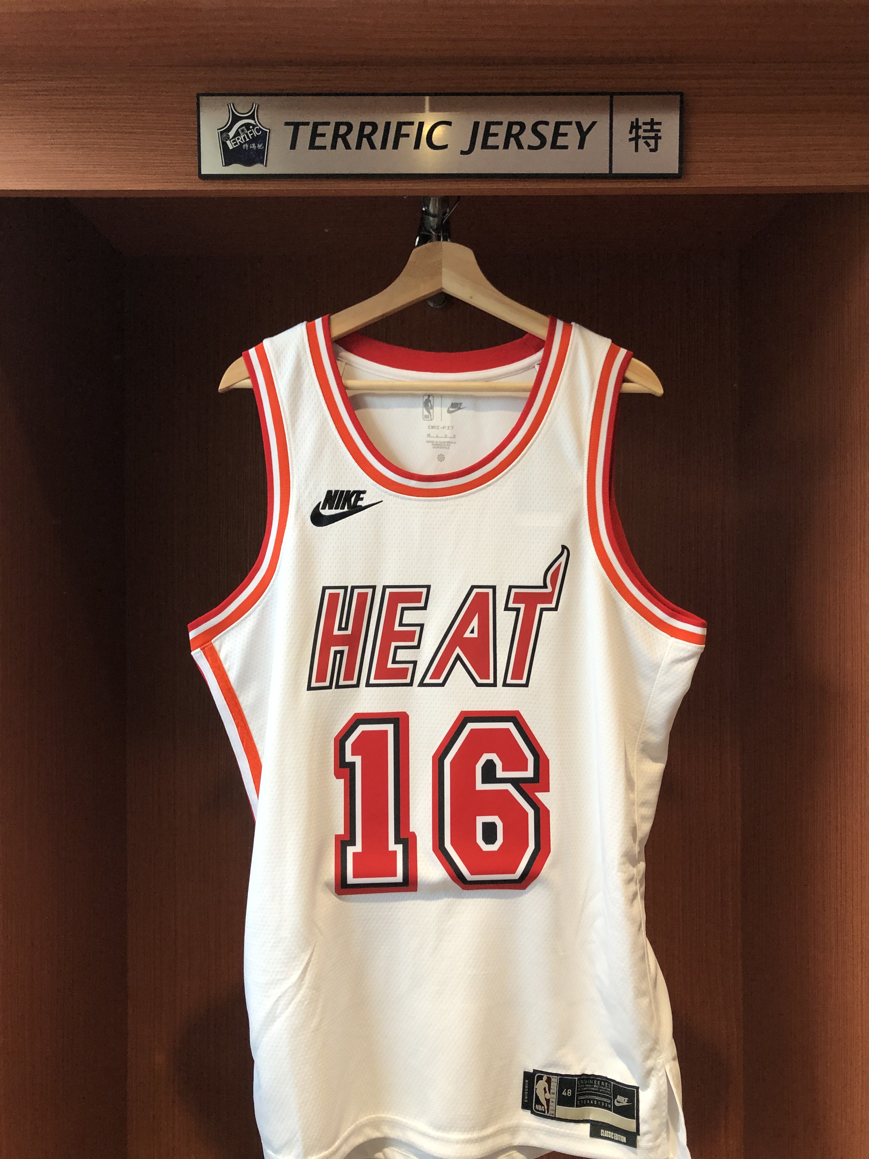 NBA球衣 Caleb Martin 邁阿密熱火復古白 HWC Nike Swingman 球迷版 熱轉印 全新