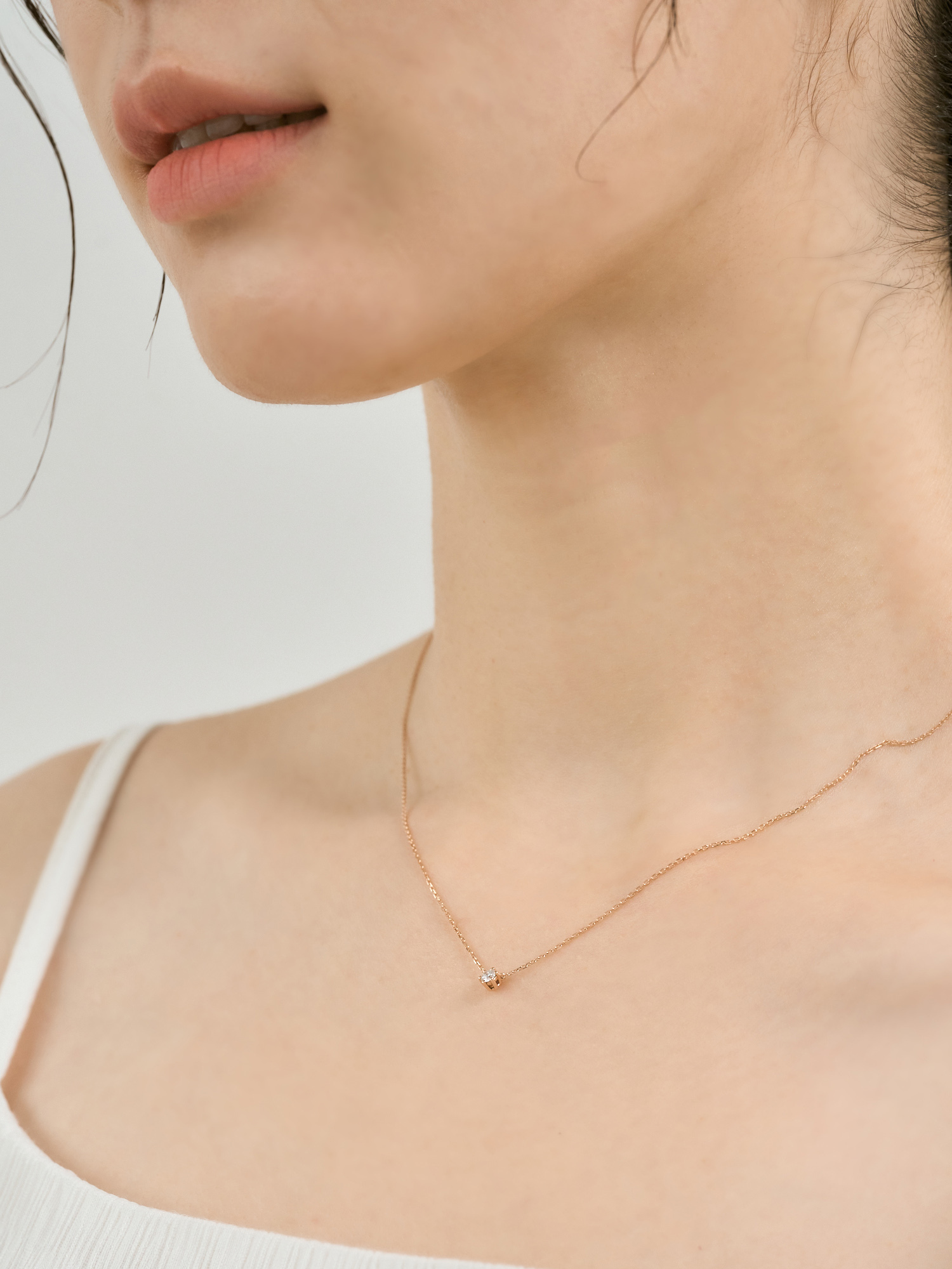 AURA 18K鑽石極光項鍊