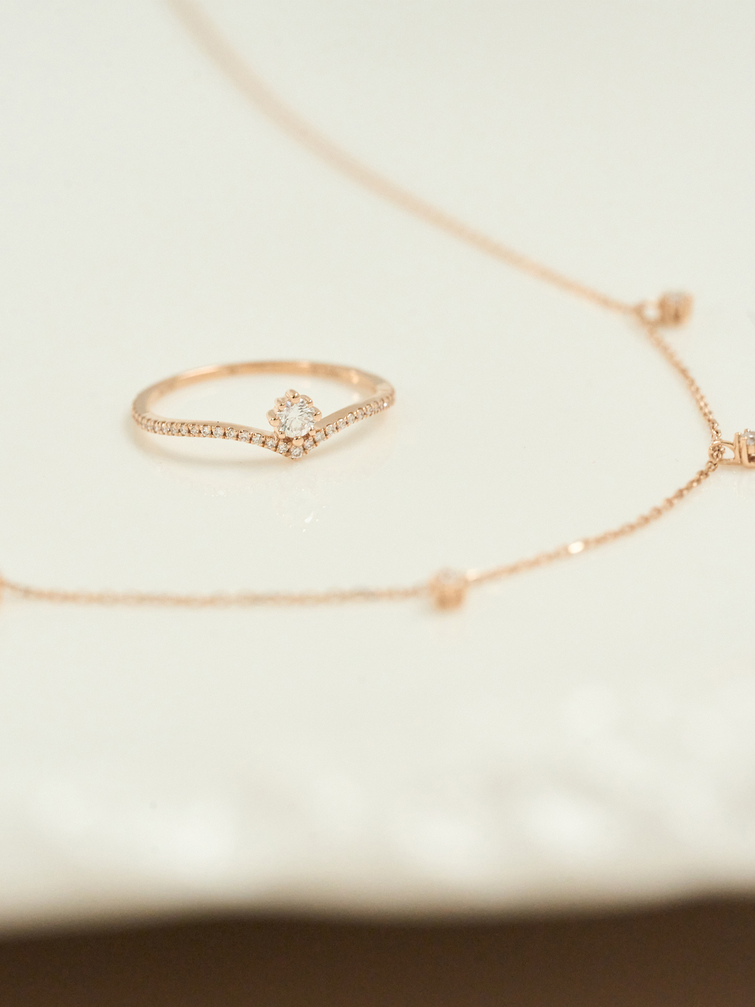 ETHEREAL 18K鑽石臻美戒指