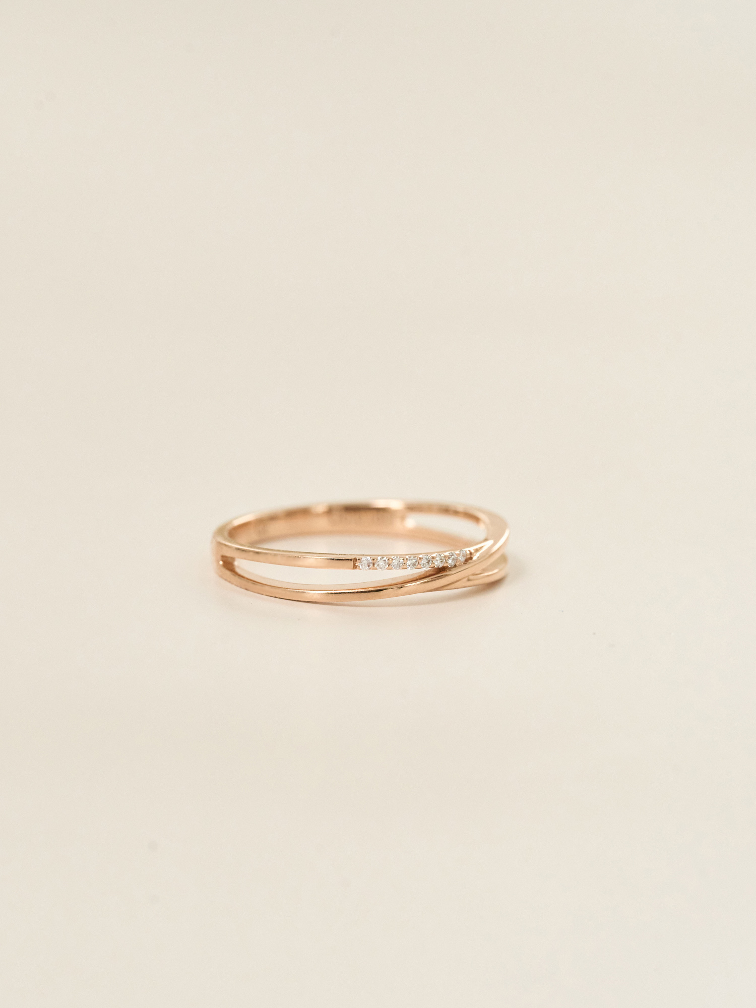 ETHEREAL 18K鑽石交織戒指