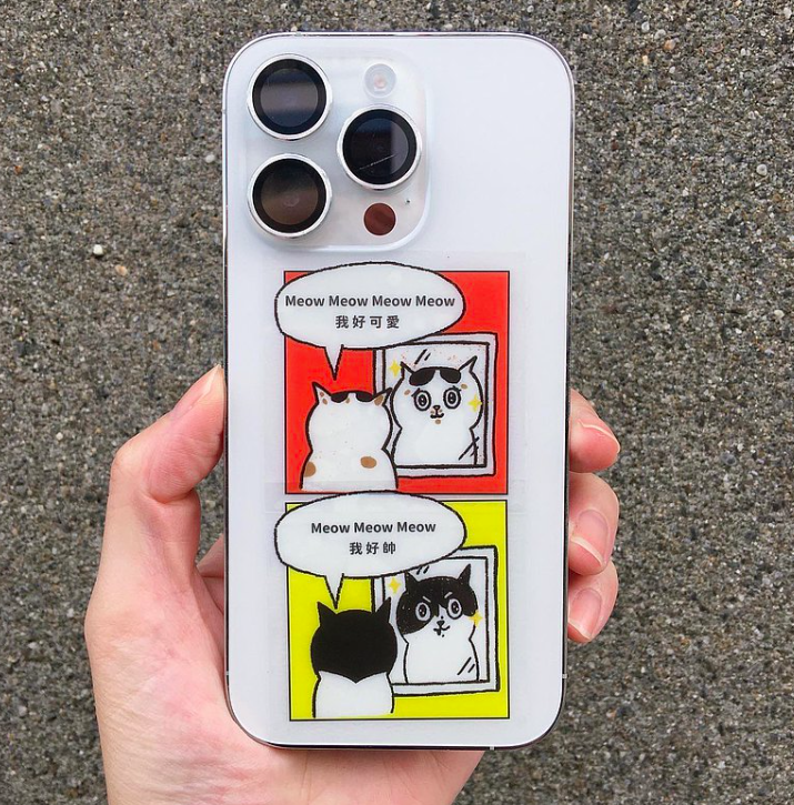 我好可愛 / 我好帥 5入 透明貼紙貼紙｜superB studio