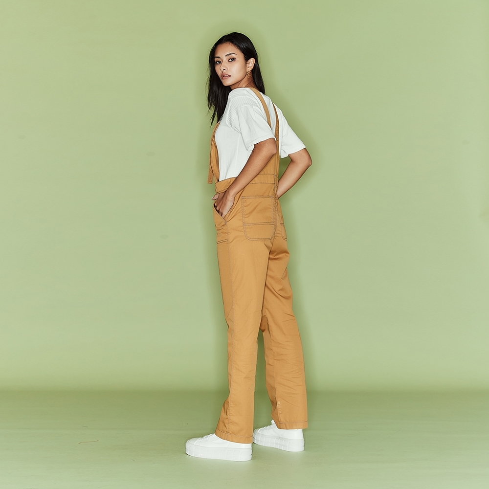 Cop.Copine 法式輕時尚休閒工裝吊帶褲