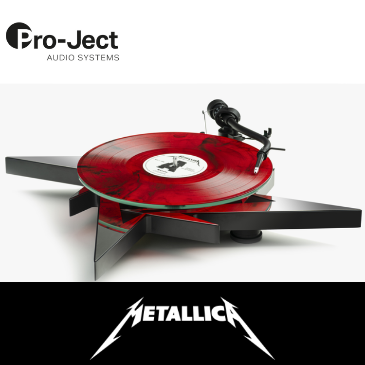 Pro-Ject 黑膠唱盤 Metallica 特别版