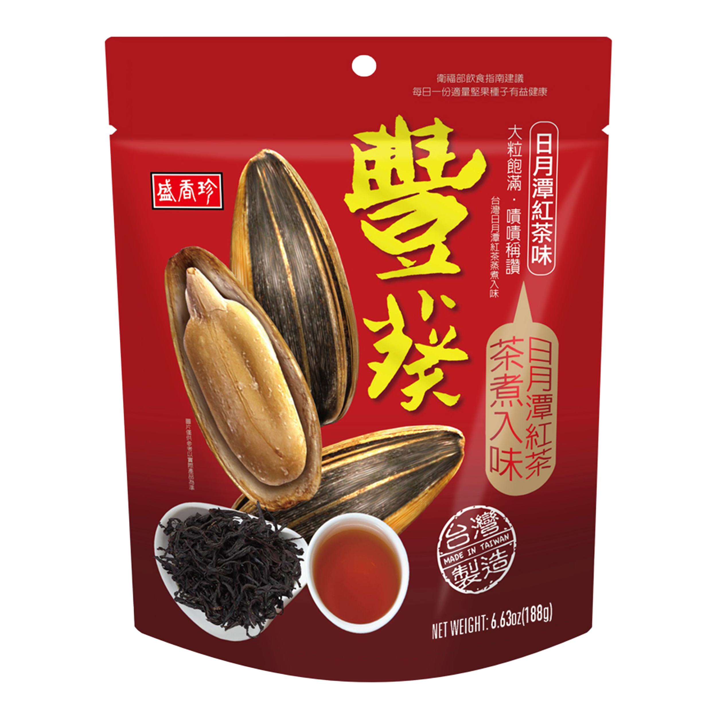 盛香珍 - 豐葵香瓜子 (日月潭紅茶風味) 188g（EXP4-7）
