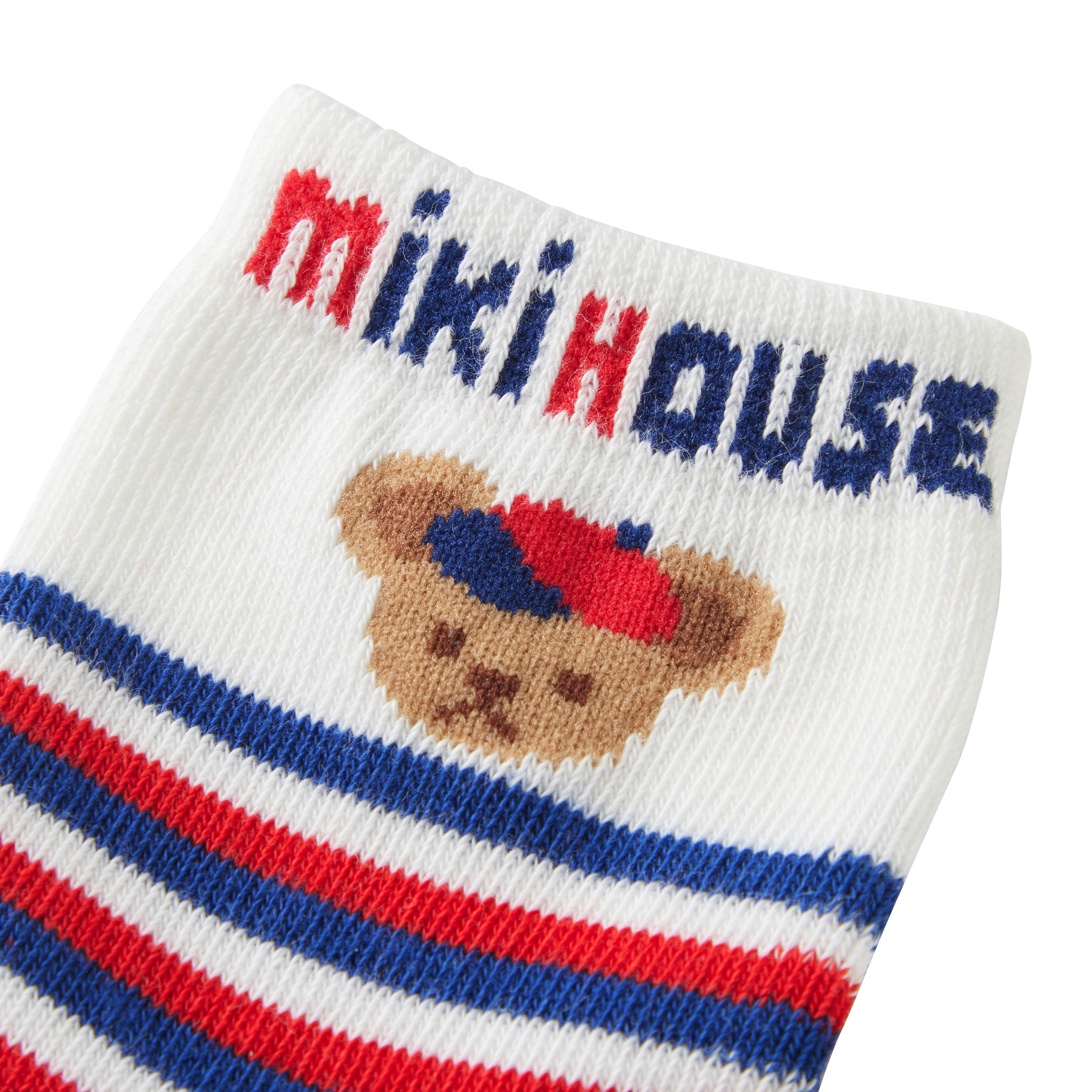 miki house條紋襪子