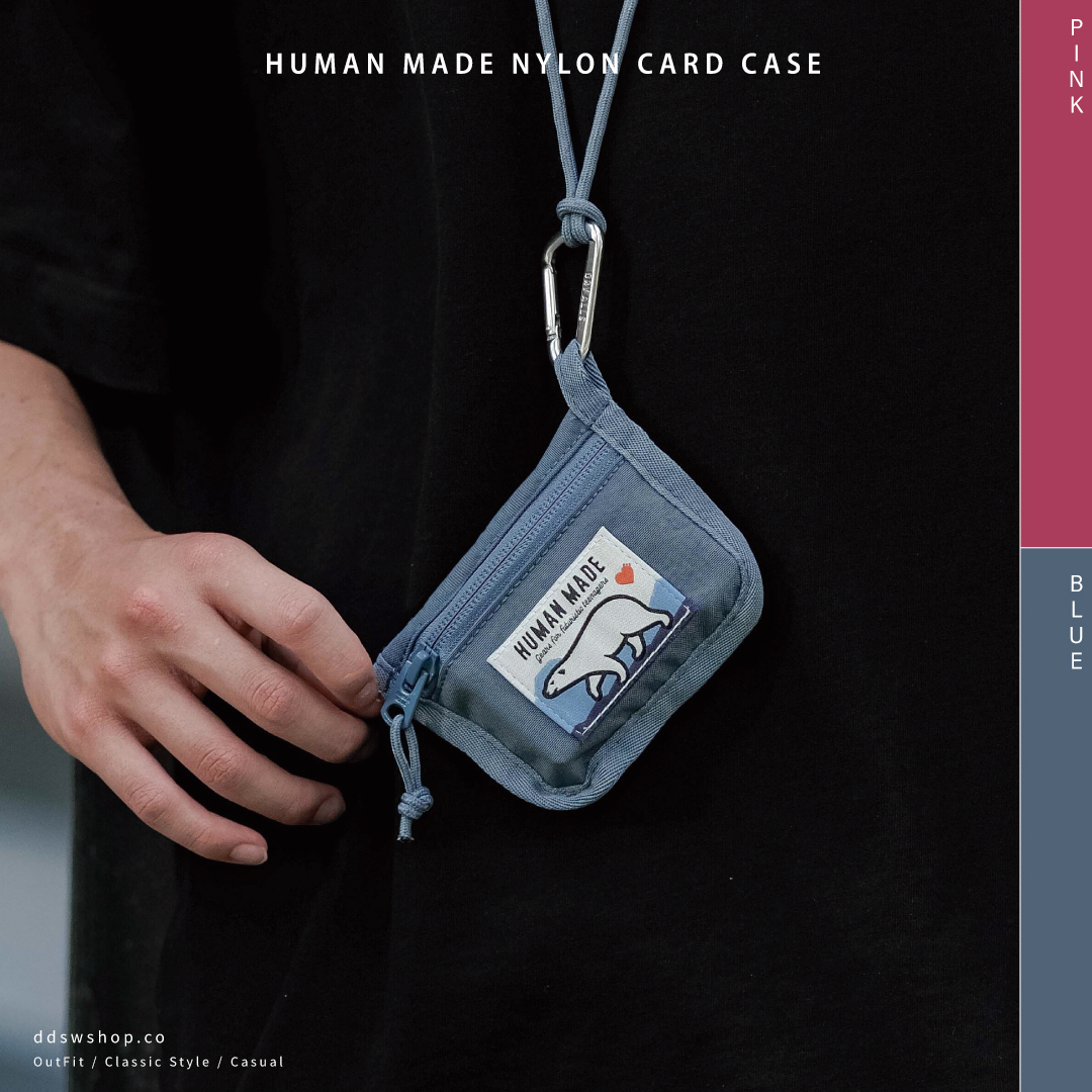 Human Made 包包 北極熊尼龍掛繩零錢包 卡夾