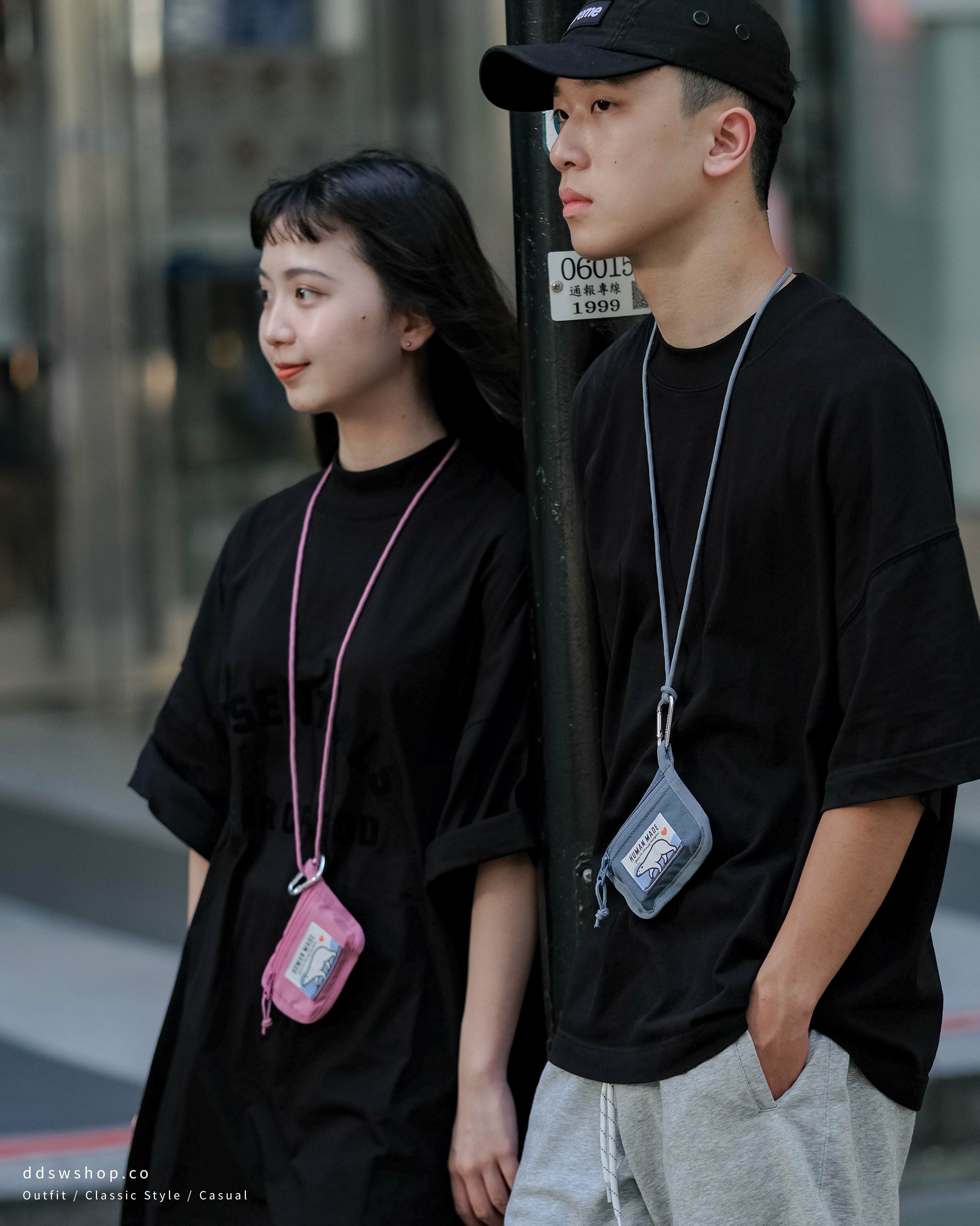 Human Made 包包 北極熊尼龍掛繩零錢包 卡夾