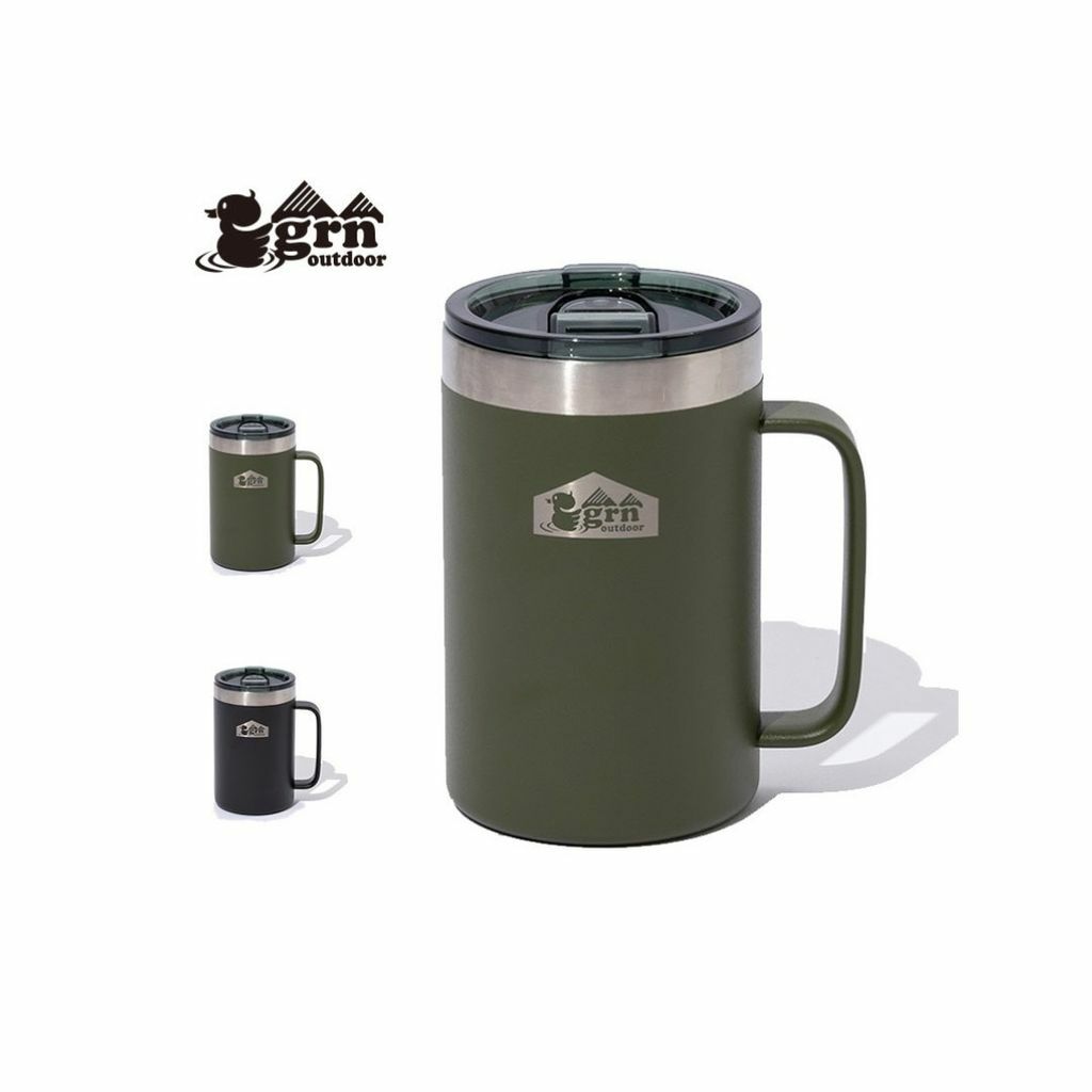 GRN outdoor CAMPAI JOKKI 不鏽鋼保冷啤酒瓶