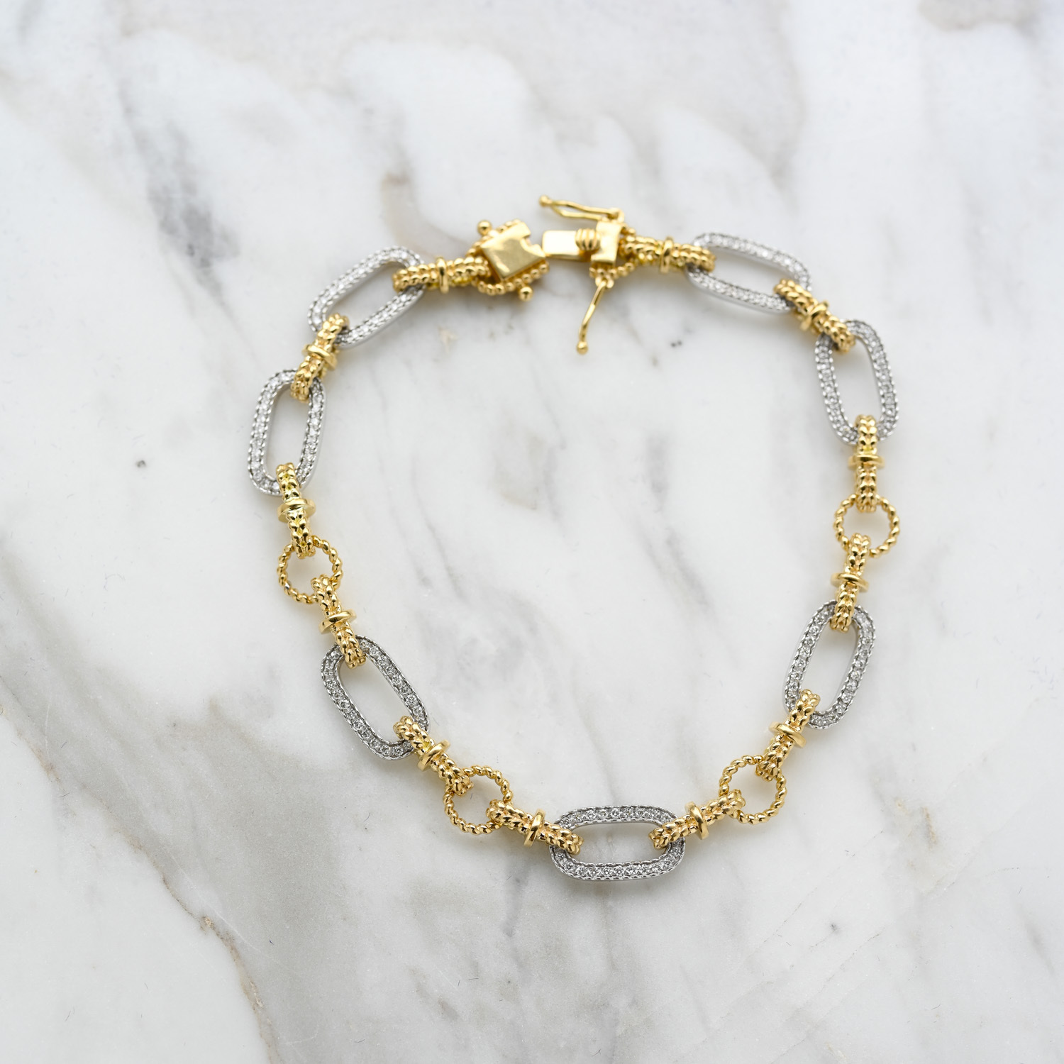 18K Lápiz Full Diamond Bracelet