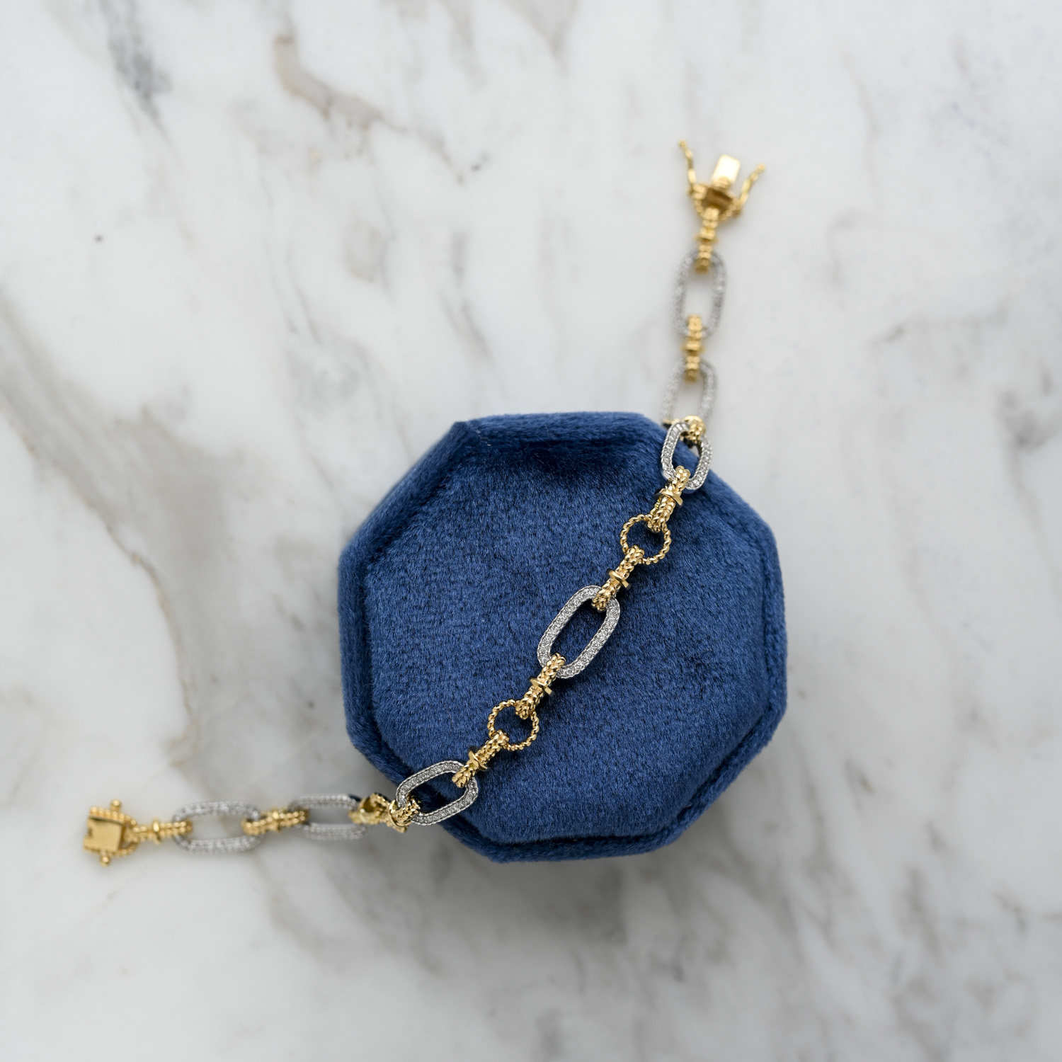 18K Lápiz Full Diamond Bracelet