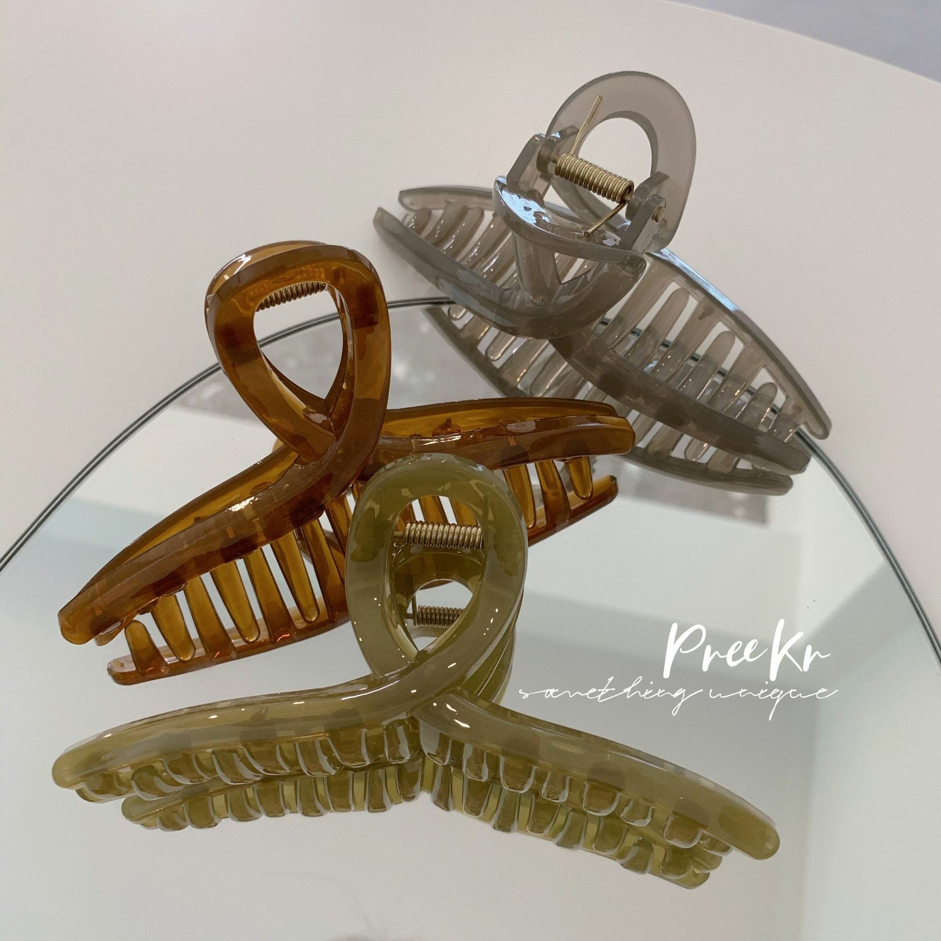 《2712》法式氣質微透明感髮夾