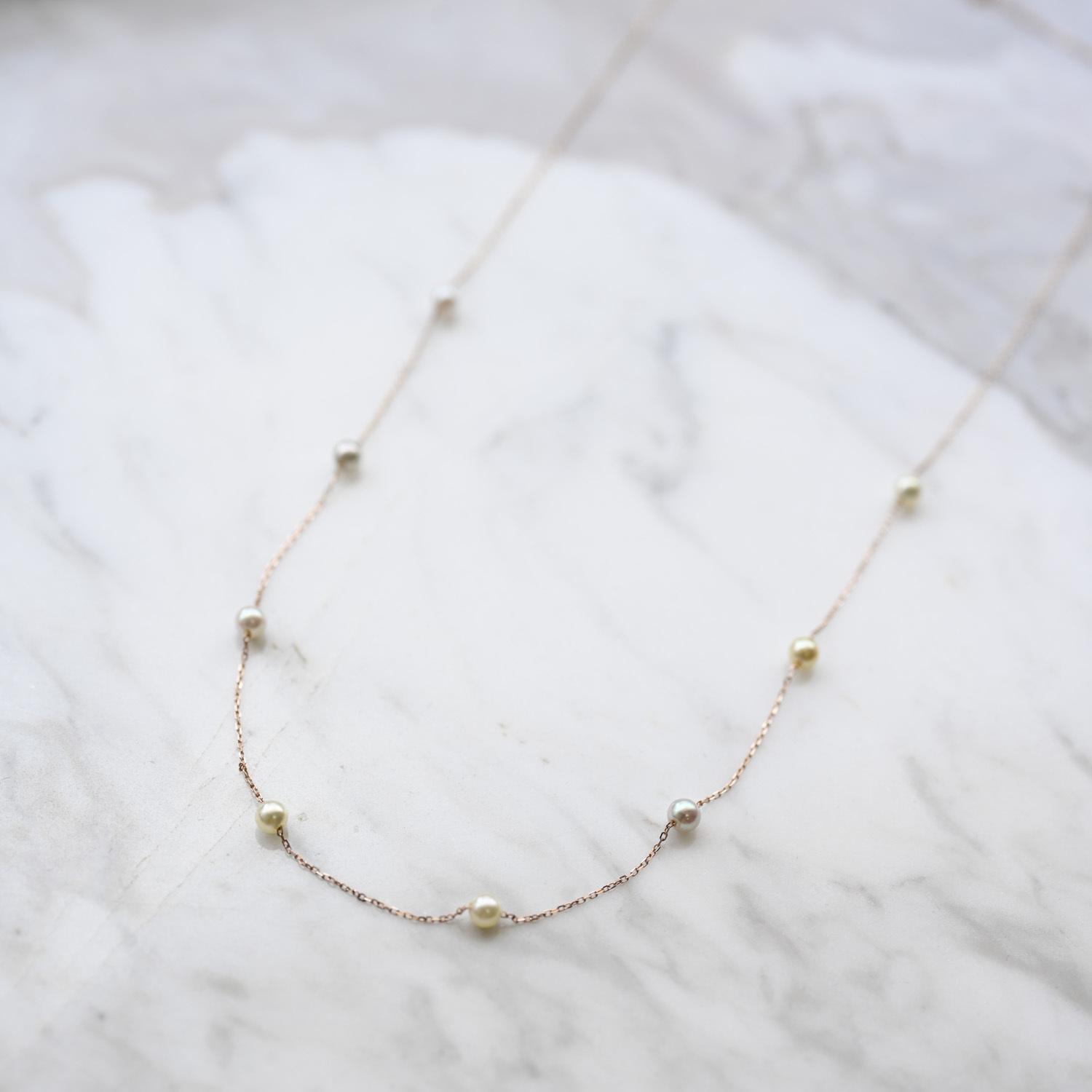 18K Candy Pearl Necklace