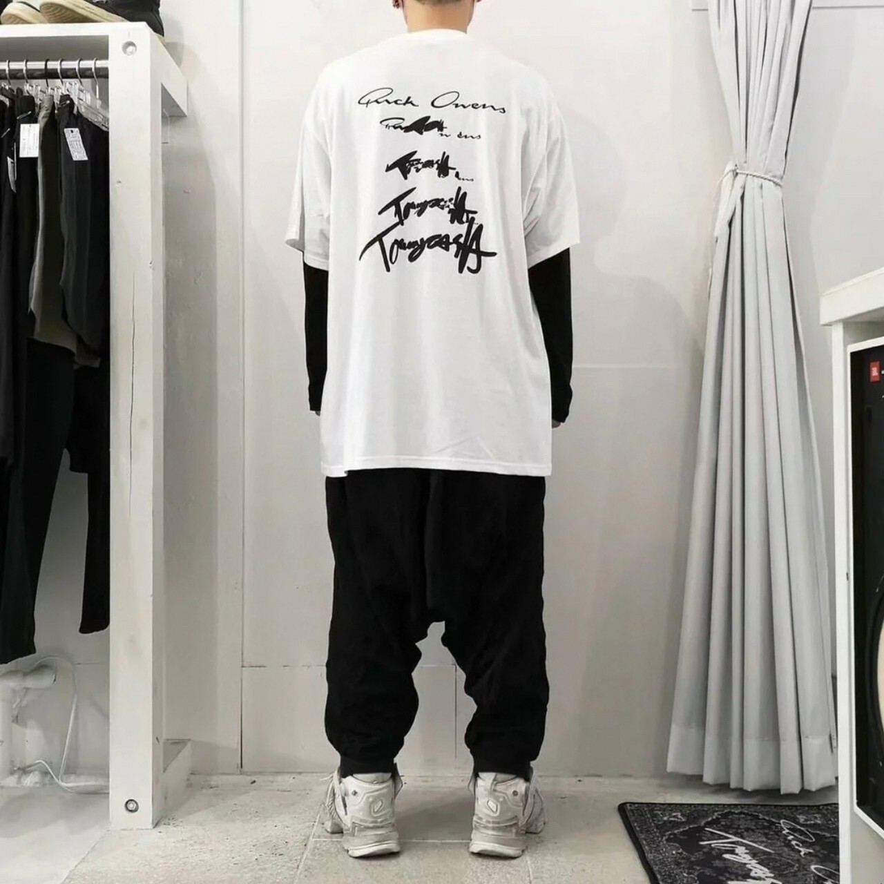 Rick Owens トミー スーパービッグ Tシャツ TOMMY T パール | chidori.co