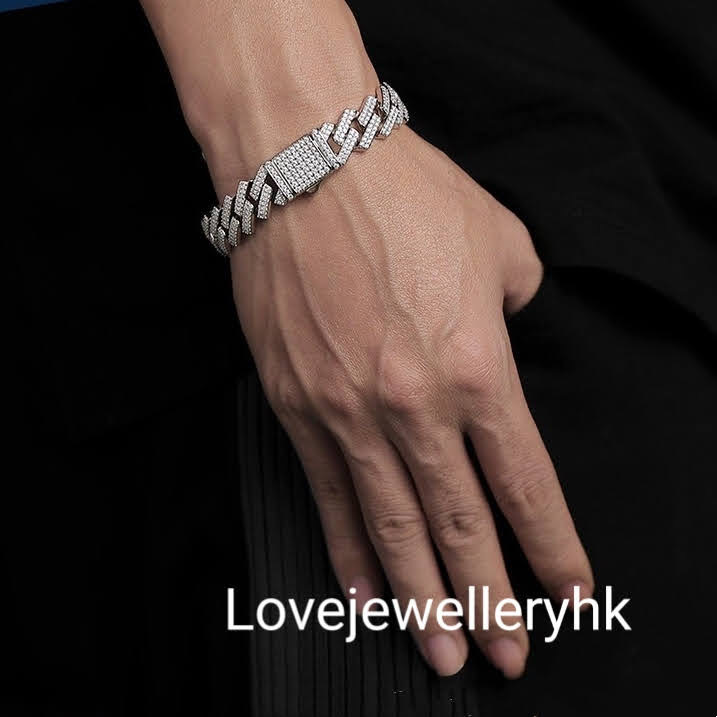 豪氣男裝古巴手鏈B6C005