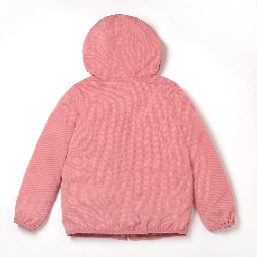 PIPPY 簡約吸濕排汗運動連帽外套 粉