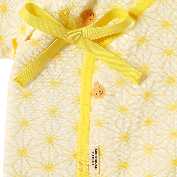 麻衣圖案 針織薄紗短內衣