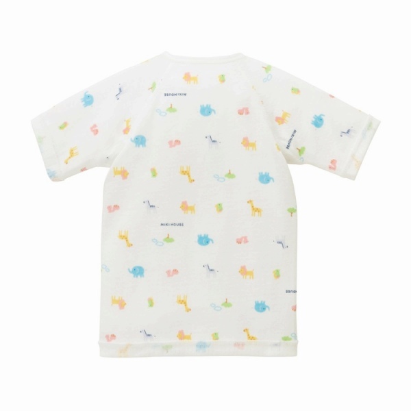 動物純紗針織紗布短內衣