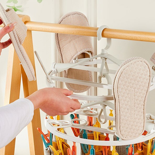 《2713》簡約日用品可旋轉曬衣夾