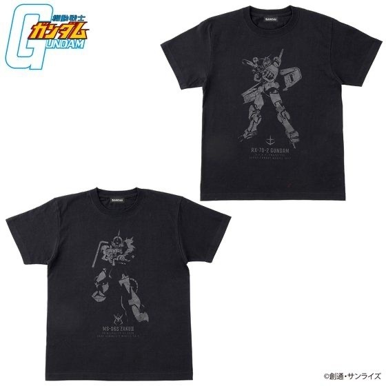 Pbandai 預訂2023/9月 機動戦士ガンダム BLACKシリーズ Tee