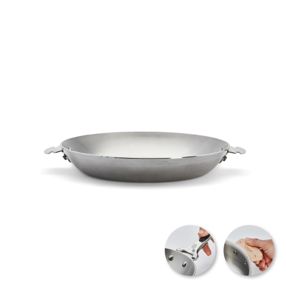 LOQY Mineral B 活動柄系列 l 原礦蜂蠟平底鐵鍋  (需另選購握柄)