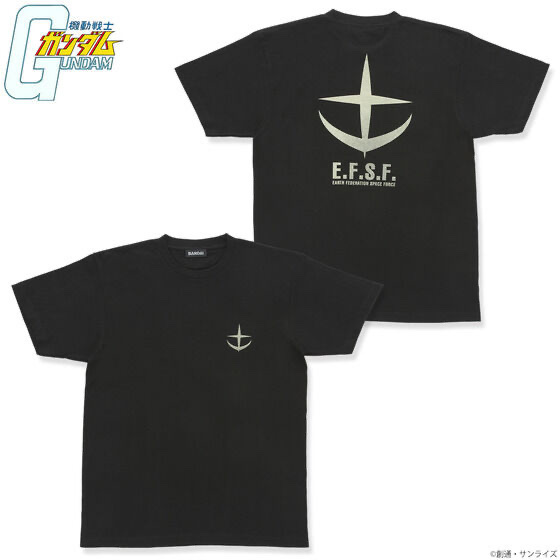 Pbandai 預訂2023/9月 機動戦士ガンダム ゴールドラメプリント Tee