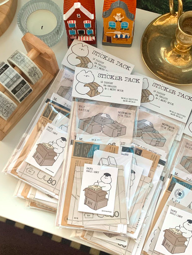 Mewmewbeam | 寄包裹給你！ 貼紙綜合包