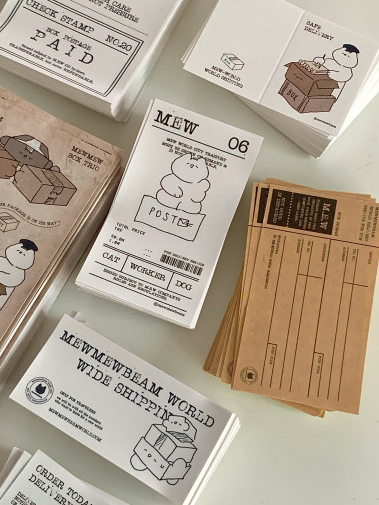 Mewmewbeam | 寄包裹給你！ 貼紙綜合包