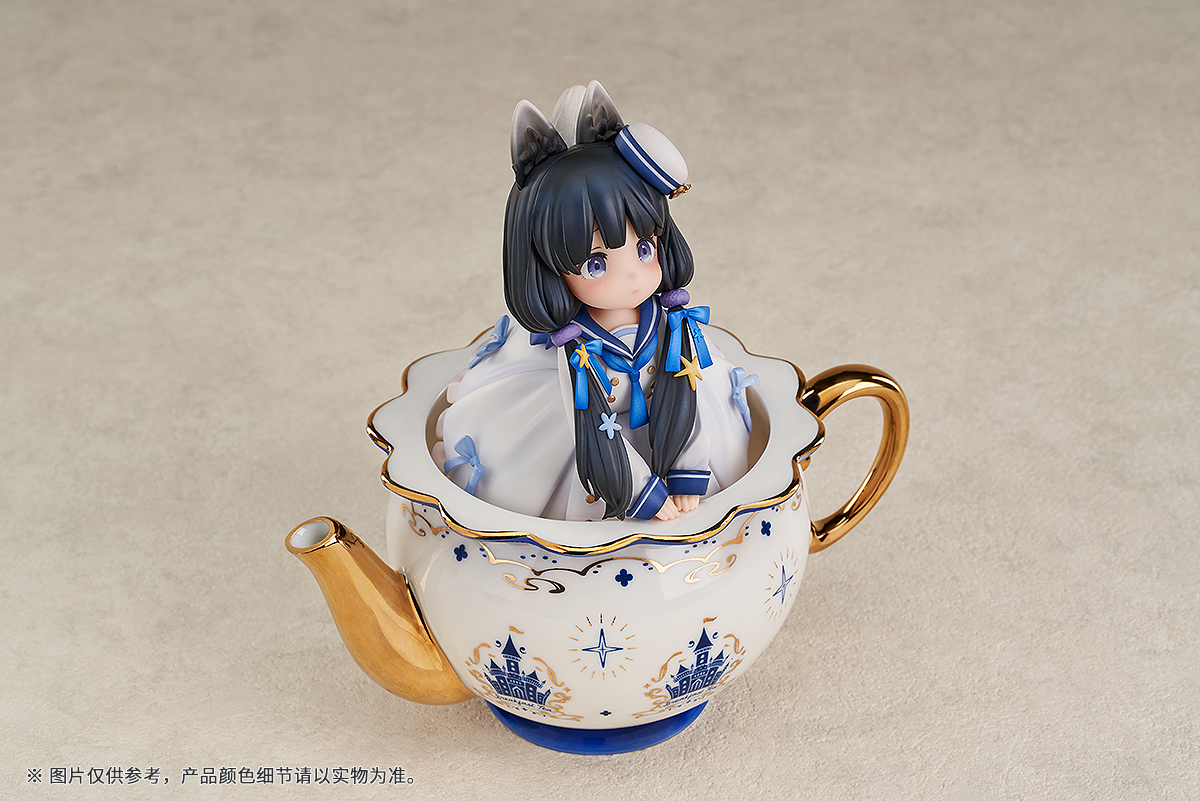 茶會貓 茶壺貓 奶牛貓 第3彈 原畫 STAR影法師 RIBOSE DLC SERIES "TEA TIME CATS" COW CAT NON-SCALE FIGURINE