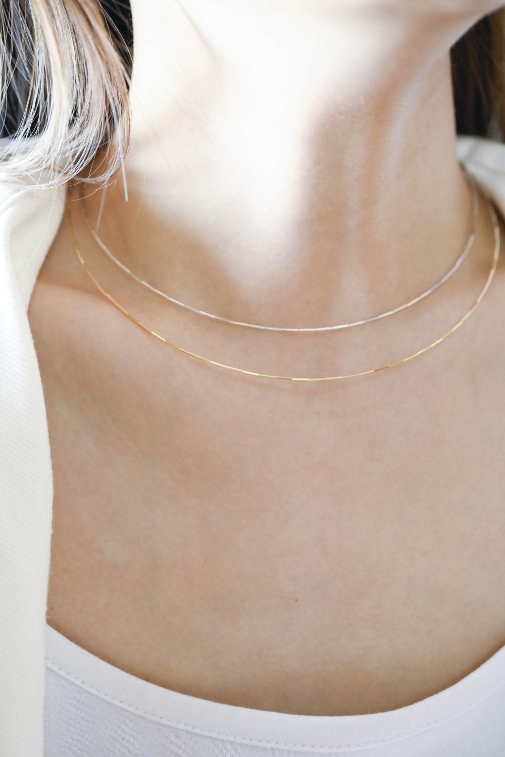 18K Radi Necklace Choker Band