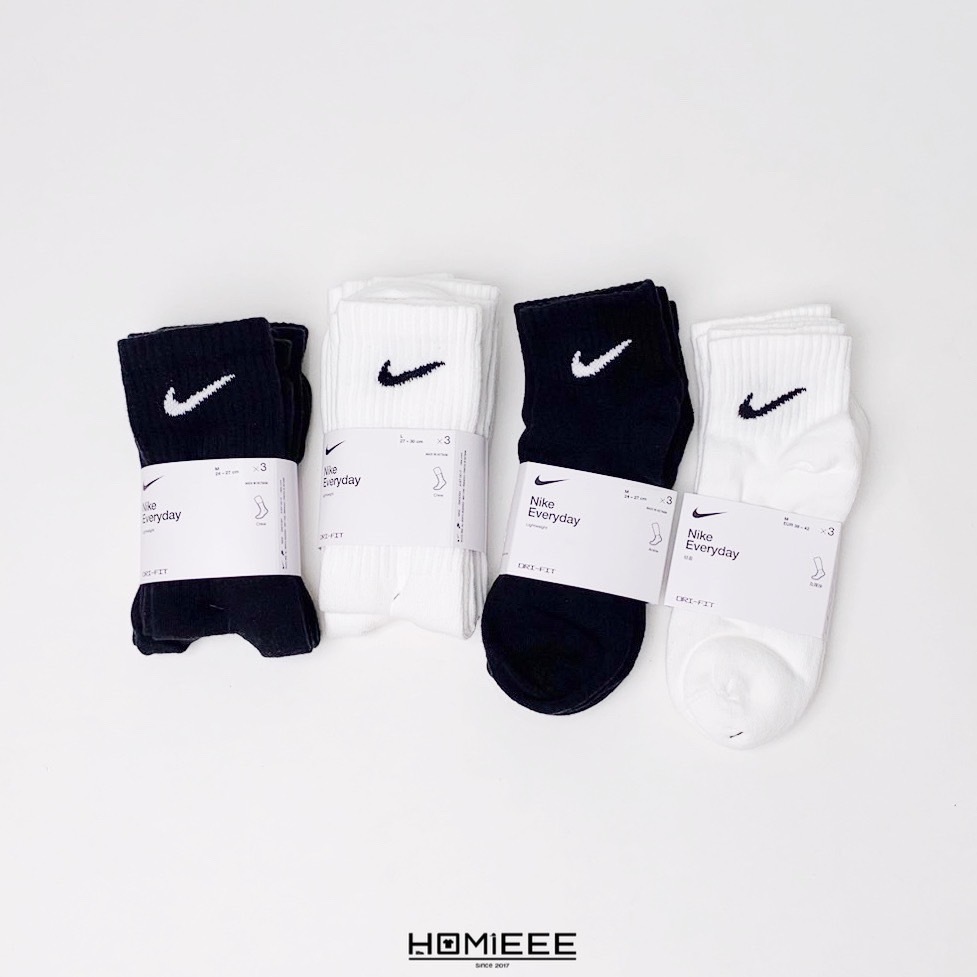 Nike Socks 長襪 中筒襪 襪子 經典 三雙一組 [SX7677] [SX7676]