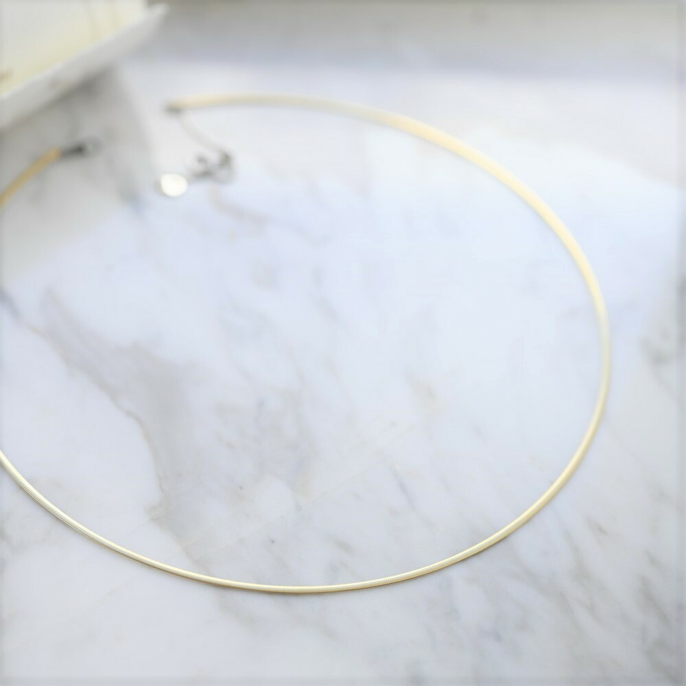 18K Two tone two way necklace choker
