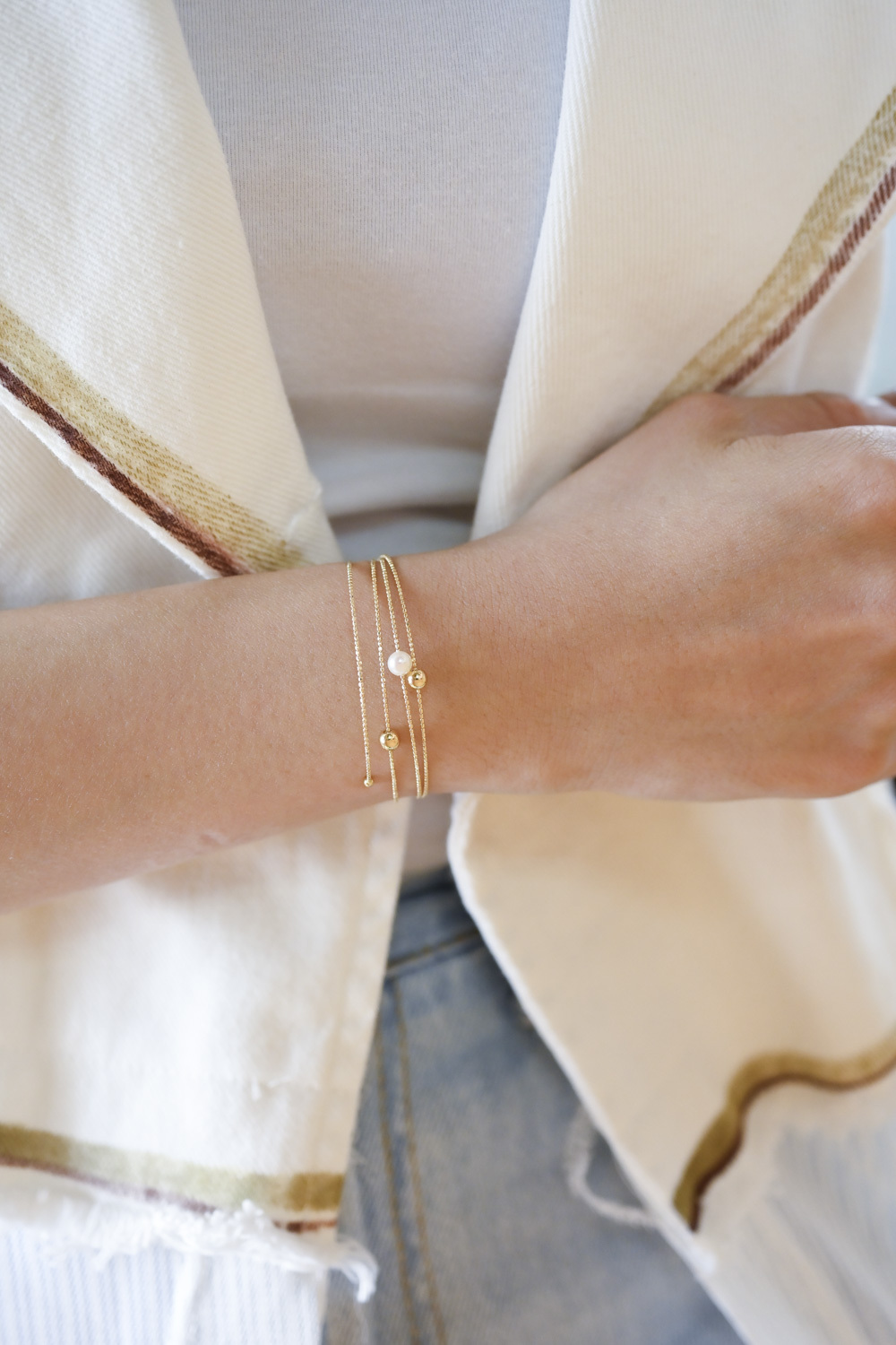 18K "as you like " Elastic Bangle