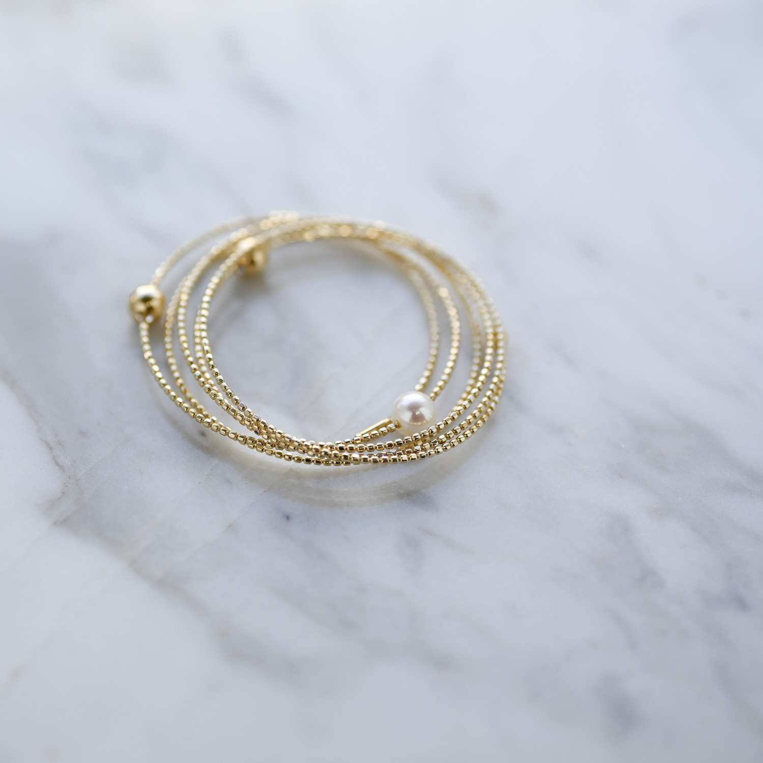 18K "as you like " Elastic Bangle