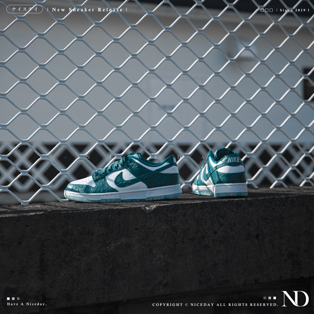 NICEDAY 代購 Nike Dunk Low OCEAN 海洋 白綠 女款 DV3029-100