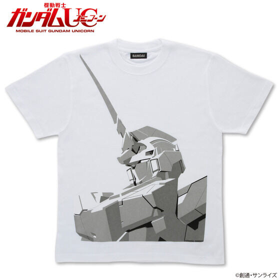 Pbandai 預訂2023/9月 機動戦士ガンダムUC Tシャツ ユニコーンバストアップ柄 Tee