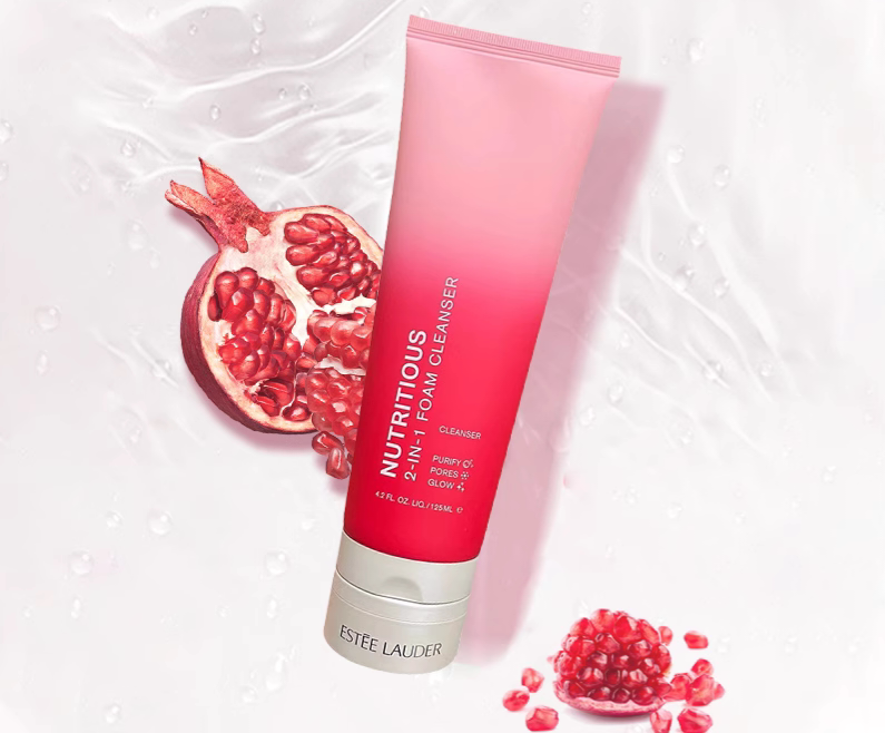 ESTEE LAUDER💖亮肌抗氧紅石榴二合一潔面乳125ml