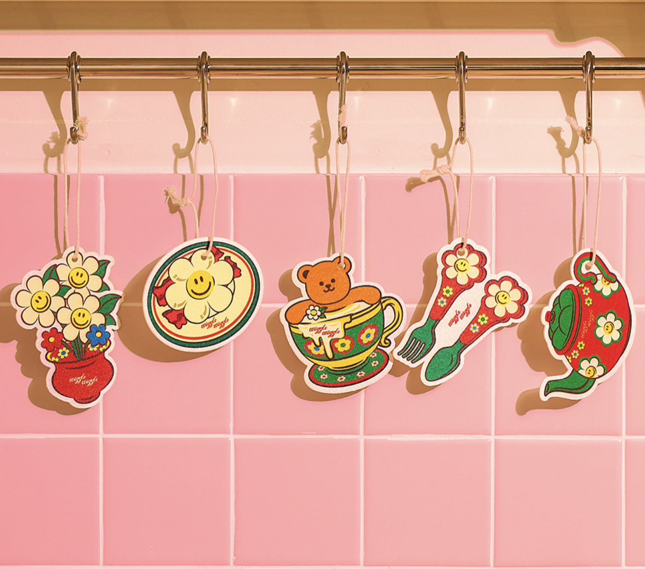 Wiggle 廚房洗碗海綿布1套5個